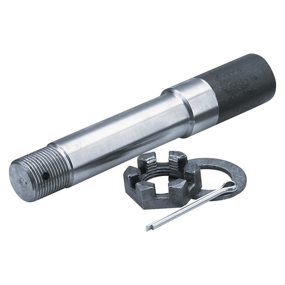 Ultra-Tow Trailer Axle Spindle, 2in. Round, 7in.L, Single