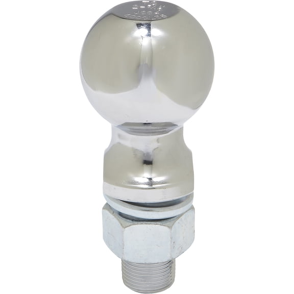 Ultra-Tow Chrome-Plated Hitch Ball, 2-5/16in. Ball, 1in. Dia. x 2-1/8in.L Shank, 6000-Lb. Capacity