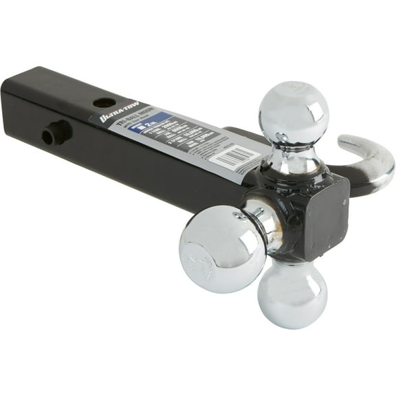Ultra-Tow Tri-Ball Mount with Hook, Class IV, 10,000-Lb. Tow Weight