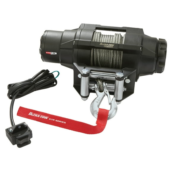 Ultra-Tow XTP 12 Volt DC-Powered Electric ATV/UTV Winch, 4500-Lb. Capacity, Steel Wire Rope