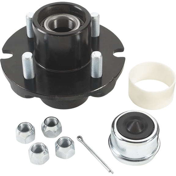 Ultra-Tow XTP Ultra-Pack Trailer Hub, 4 on 4in. 1250-Lb. Capacity