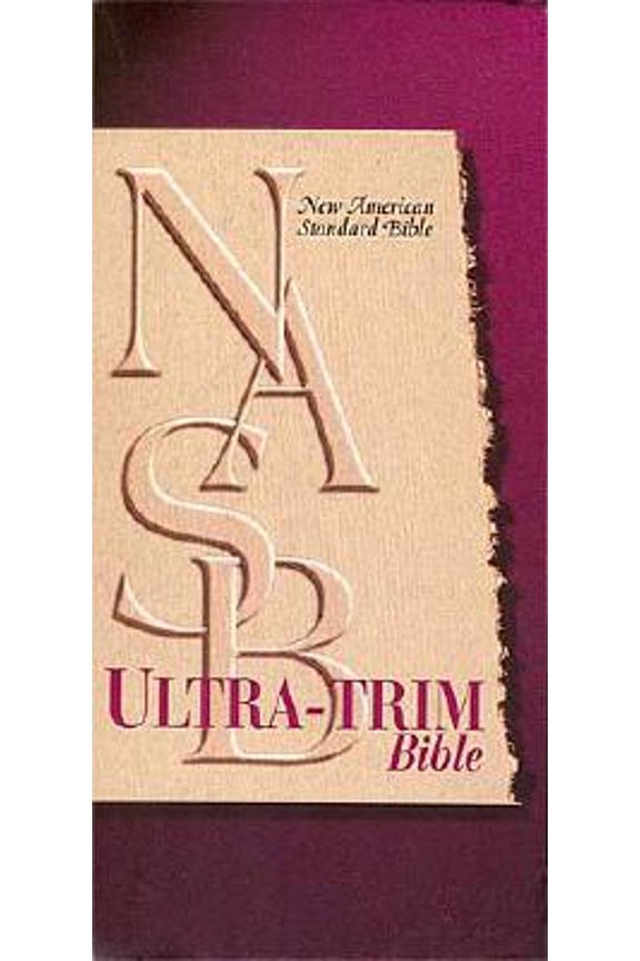 Pre-Owned Bib New American Standard Ultra-Trim Bonded Leather Blue Bible (Paperback) 0529107651 9780529107657
