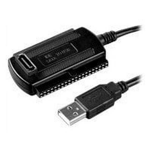 Ultra USB 2.0 to IDE/SATA Cable Adapter - Male to Female, Compatible with 2.5-Inch/ 3.5-Inch / 5.25-Inch Drive - ULT4011