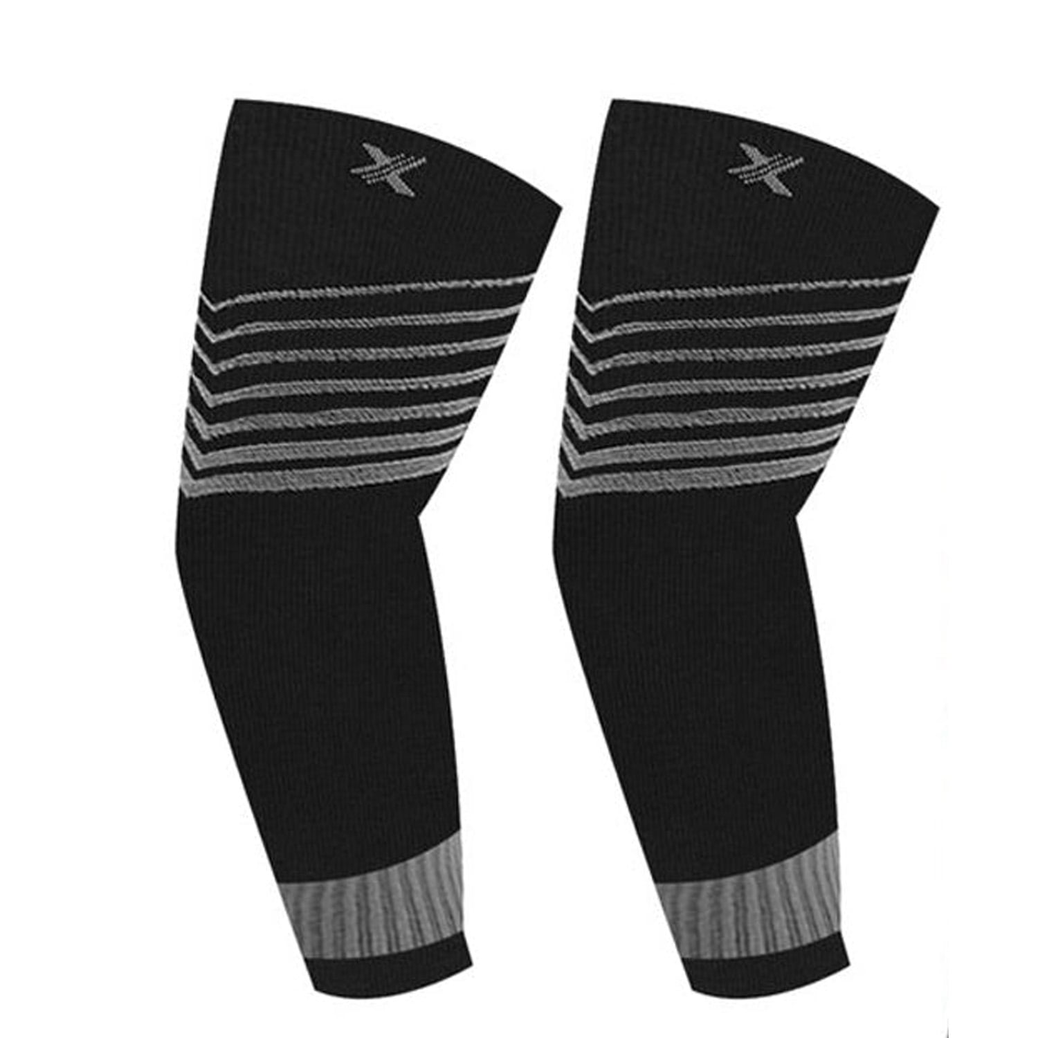 Ultra V-Striped Compression Elbow Sleeves (1-Pair)