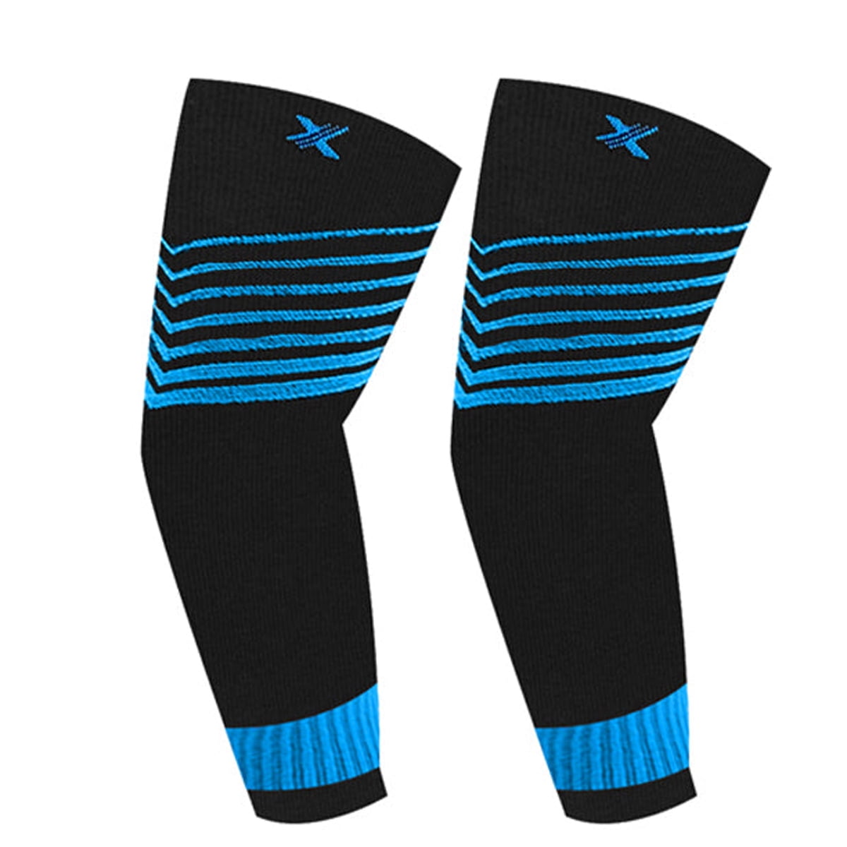 Ultra V-Striped Compression Elbow Sleeves (1-Pair)