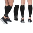 thumbnail image 1 of Ultra V-Striped Design Calf Support Recovery Compression Sleeves (1-Pair), 1 of 6