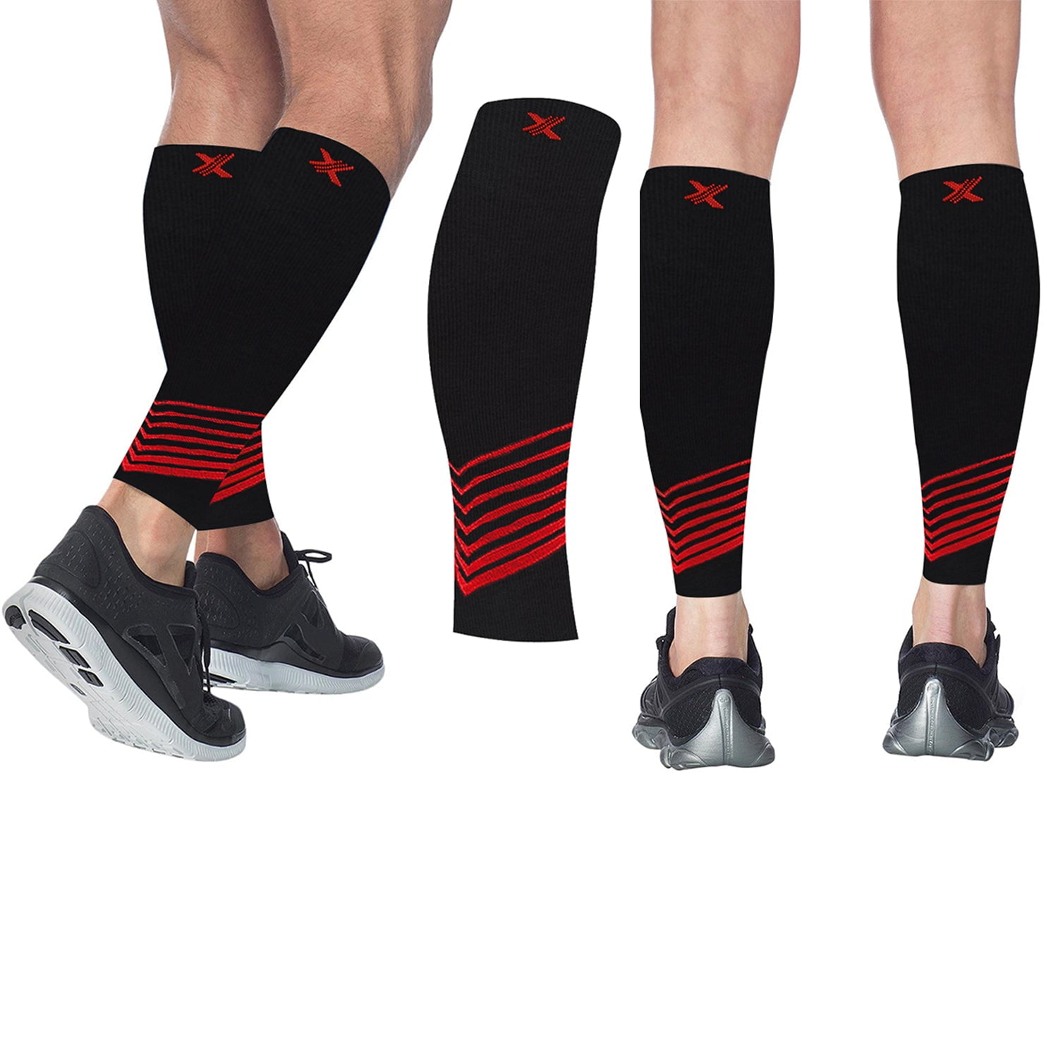 PowerLix Calf Compression Sleeve (Pair) - Supreme Shin Splint Sleeves for  Men & Women - Perfect for Your Calves for Running, Ultimate Support for Leg