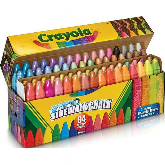 Ultra Washable Chalk, 64 Count