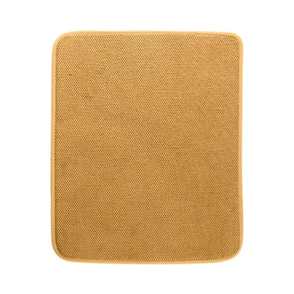 Ultra Water Absorbent Microfiber Dish Drying Mat, Quick Dry Thick Mesh, Slip Resistant Pad for Sink Dishes or Under Rack, Kitchen Counter Accessories, Machine Wash Mats