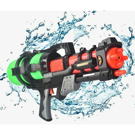 Ultra Water Blaster High Capacity Pump Action Water Gun Toy For Beach, Swimming Pool, Water Games (Green)
