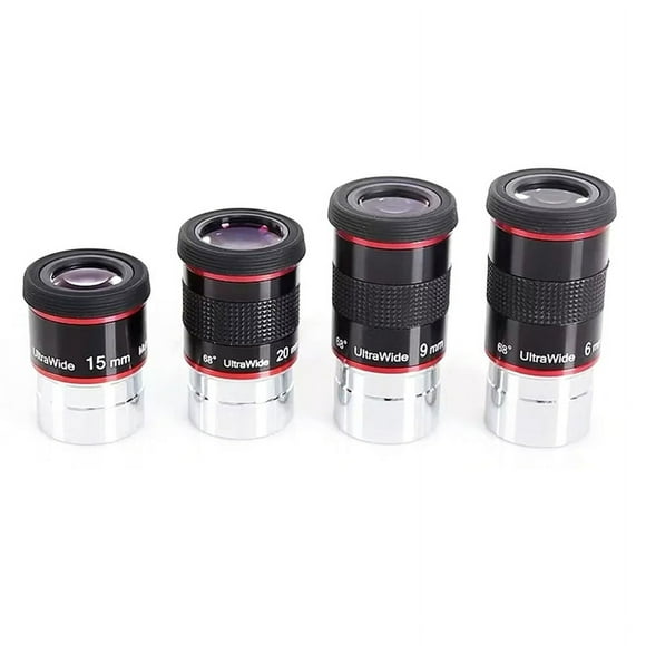 Ultra Wide Angle 68 Degree Eyepiece Uw6mm 9mm 15mm 20mm Planetary High-Power Astronomical Telescope Accessories