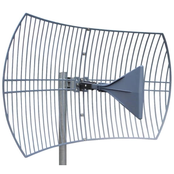 Ultra Wide Band Parabolic Grid Long Range Antenna