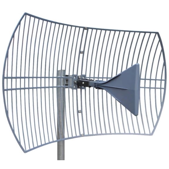 Ultra Wide Band Parabolic Grid Long Range Antenna