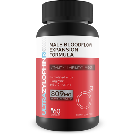 Ultra Zylophin RX X - Expansive Extra Strength Male Blood flow Expansion Formula - L-Arginine Nitric Oxide Blend - Support Increased Blood Flow to Vital Areas - Male Support w/ L-Citruline