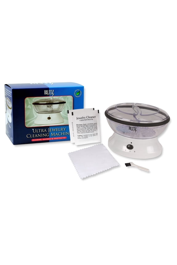 Ultra battery operated jewelry cleaning machine