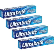 Ultra brite Advanced Whitening Toothpaste Clean Mint 6 oz Pack of 4