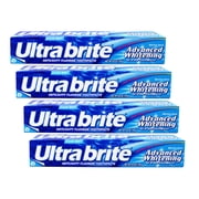 Ultra brite Advanced Whitening Toothpaste Clean Mint 6 oz Pack of 4
