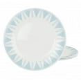 thumbnail image 1 of Ultra by Gibson 138945.04 10 in. Piper Point Round Tempered Opal Glass Dinner Plate Set, Blue - 4 Piece, 1 of 1