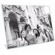 Ultra-clear acrylic bent L-Base tabletop 7x5 frames - landscape - by MCS - 5x7