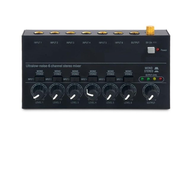 6channel Stereo Mixer For Home Studio Recording And Live