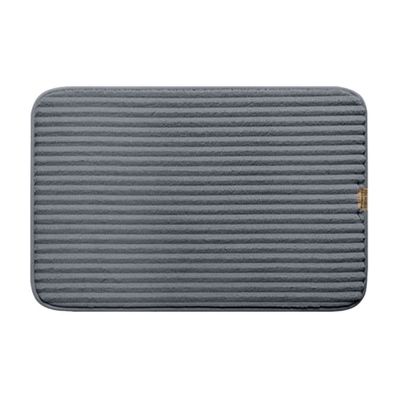 Ultra-high water absorption dry rubber padded anti-slip washable bathroom floor mat shower carpet 16x24IN in front of bathtub shower room
