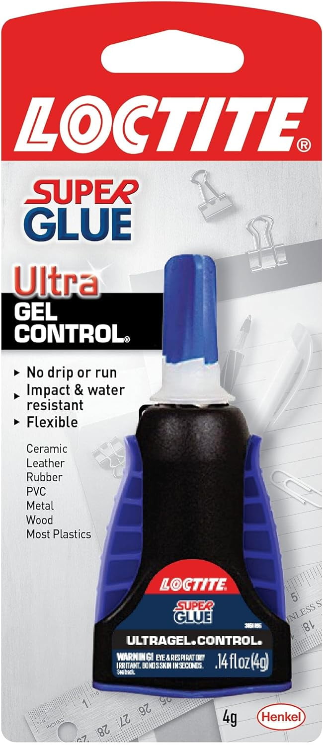 Ultra l Control, Clear, 0.14 fl oz Bottle, 1 Pack - Superglue for ...