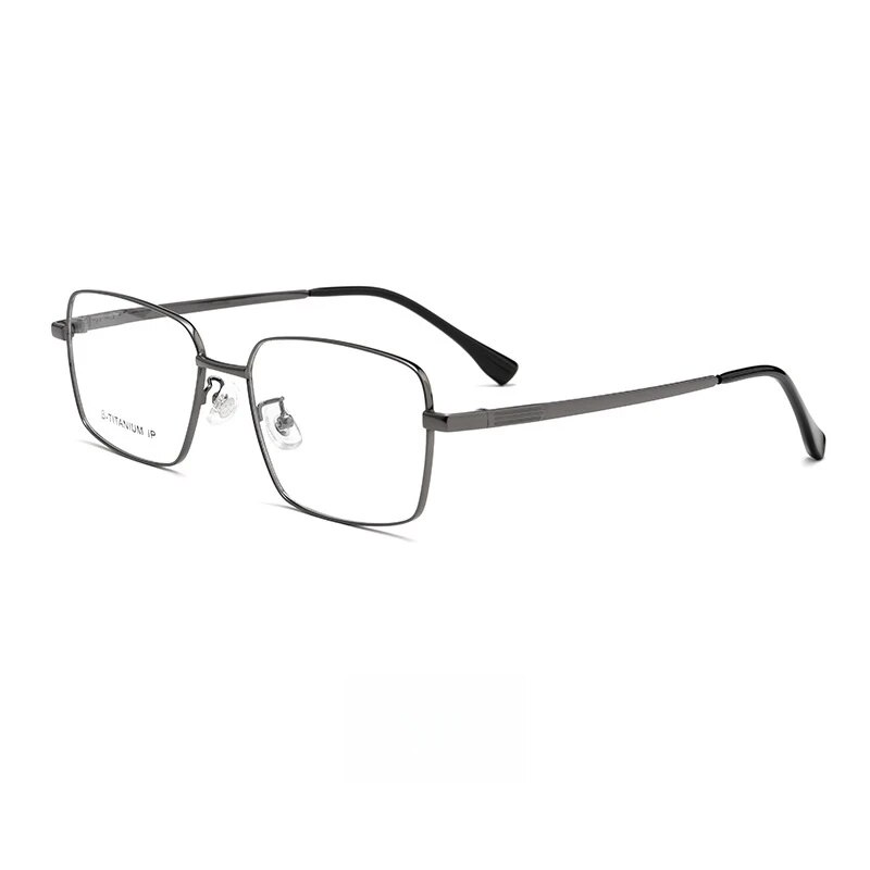 Ultralight Business Titanium Alloy Eyewear Fashion Retro Square
