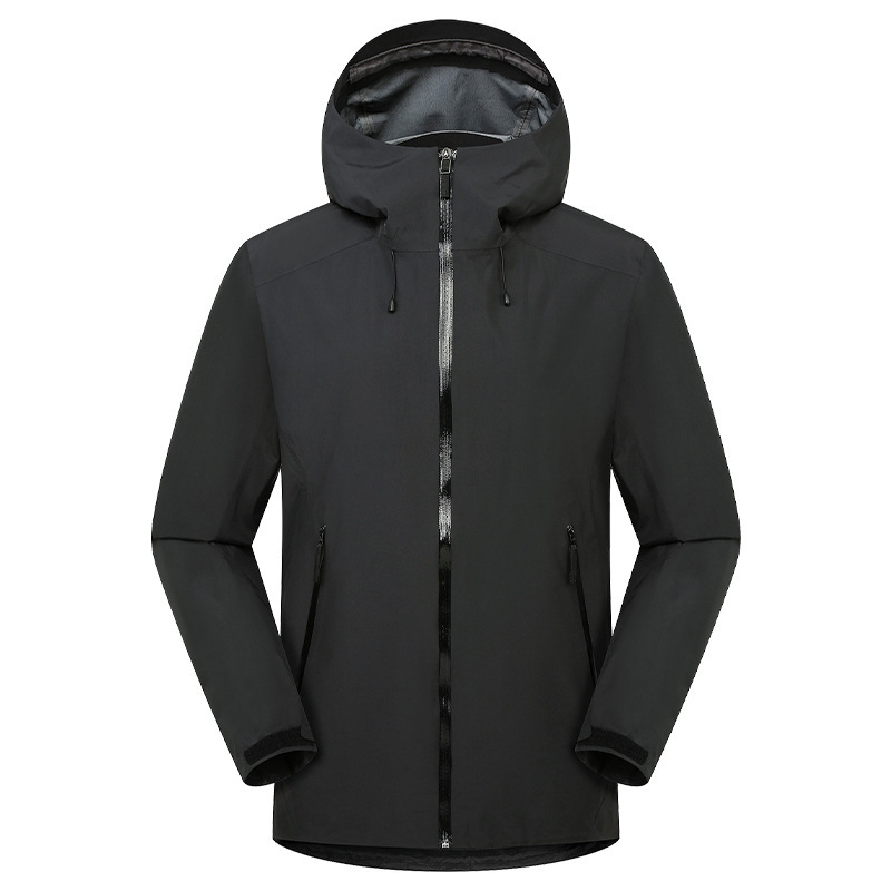 Ultralight Thooded jacket hardshell waterproof and dustproof ultra