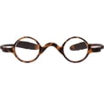 thumbnail image 1 of Ultra-light TR90 Small Round Retro Reading Glasses Leopard Flexible Readers 32-30-135, 1 of 6