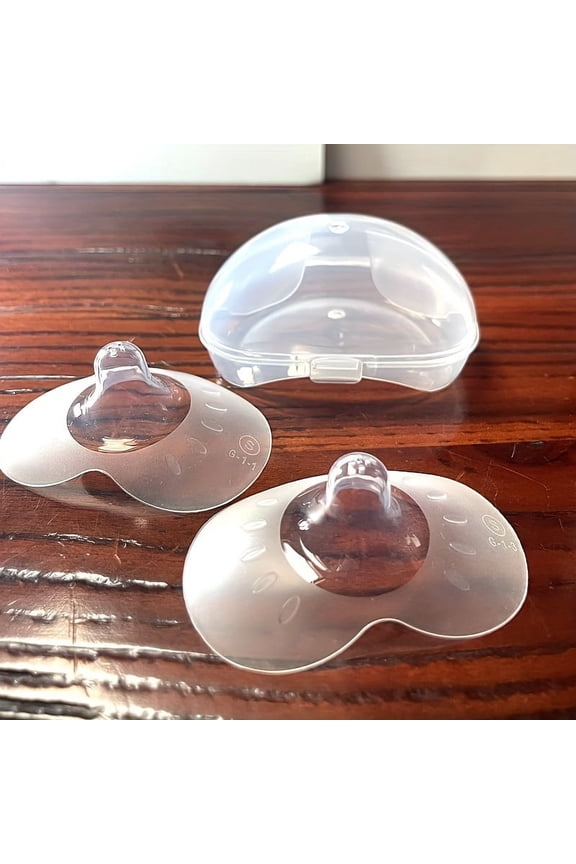 Ultra-thin Butterfly-shaped Bite-proof Silicone Nipple Shield for Mothers, Breastfeeding Nipple Sticker, Breastfeeding Artifact SML Three Sizes,