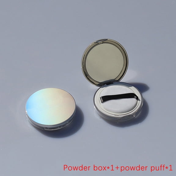 Ultra-thin Plastic Powder Box Loose Pot Travel Makeup Sifter Container