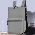 thumbnail image 1 of Ultra-thin shoulder business computer backpack nylon 14-15 inch notebook bag,Black, 1 of 2