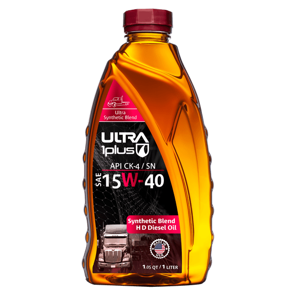 Ultra1Plus 15W-40 Blend HD Motor Oil, API CK-4/SN | Liter