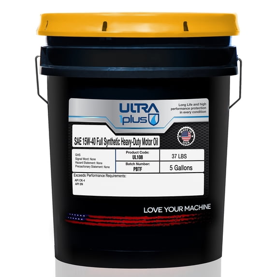 Ultra1Plus™ 15W-40 Full Synthetic Heavy-Duty Motor Oil API CK-4/SN