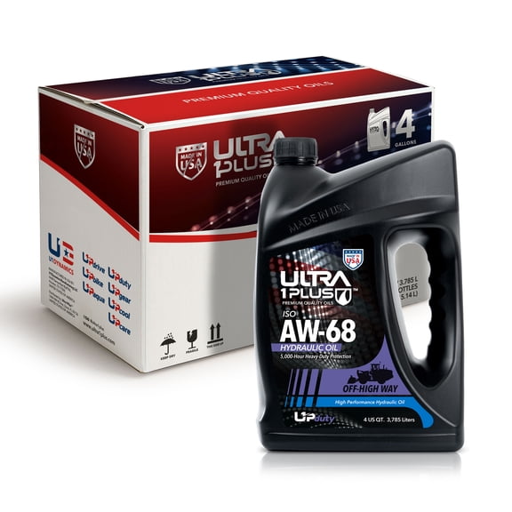 Ultra1Plus AW 68 Hydraulic Oil, High Viscosity Anti-Wear ISO 68, 4 Gallon