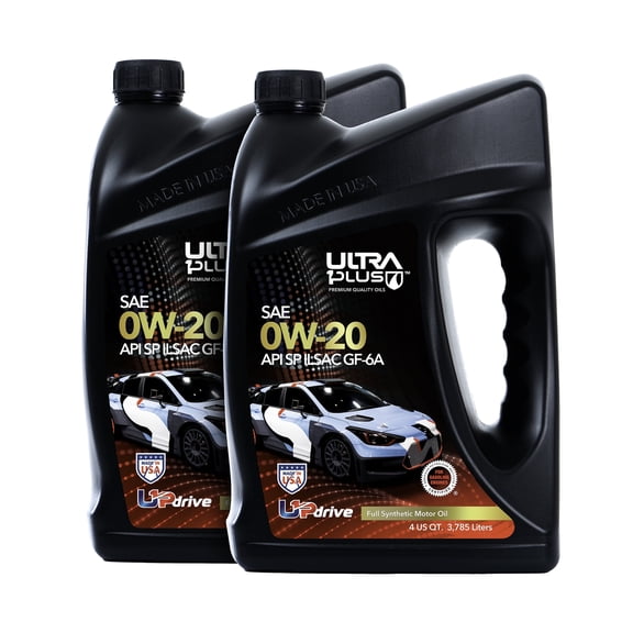 Ultra1Plus SAE 0W-20 Full Synthetic Motor Oil, API SP, ILSAC GF-6A