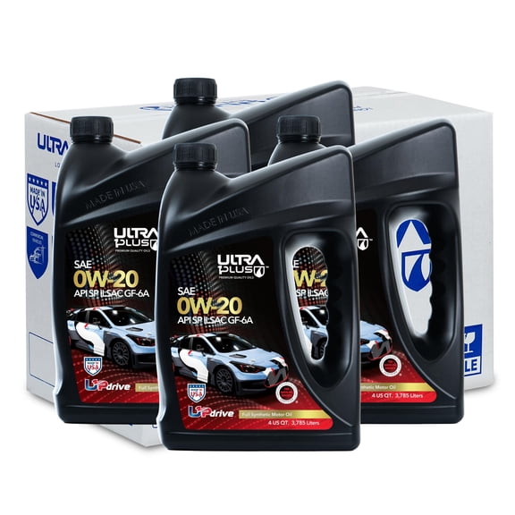 Ultra1Plus SAE 0W-20 Full Synthetic Motor Oil, API SP, ILSAC GF-6A