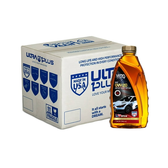 Ultra1Plus SAE 0W-20 Full Synthetic Motor Oil, API SP, ILSAC GF-6A