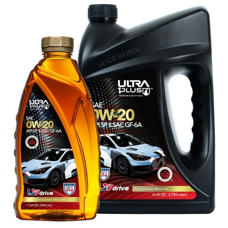 Ultra1Plus SAE 0W-20 Full Synthetic Motor Oil, API SP, ILSAC GF-6A