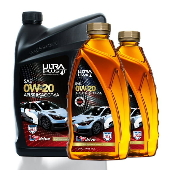 Ultra1Plus SAE 0W-20 Full Synthetic Motor Oil, API SP, ILSAC GF-6A