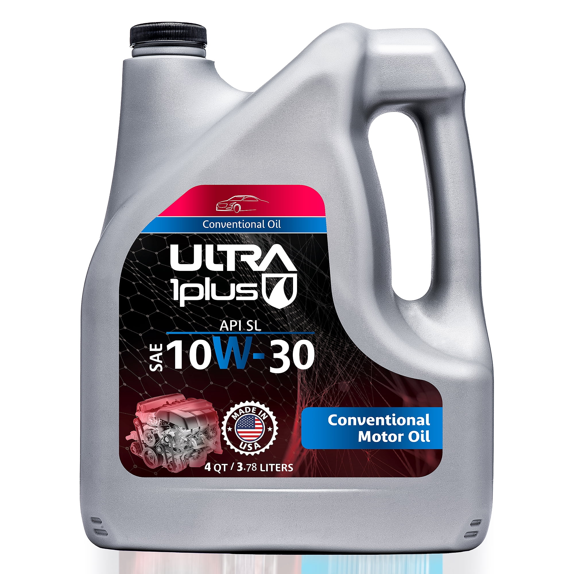 Ultra1Plus SAE 10W-30 Conventional Motor Oil, API SL | Gallon (4 QT)