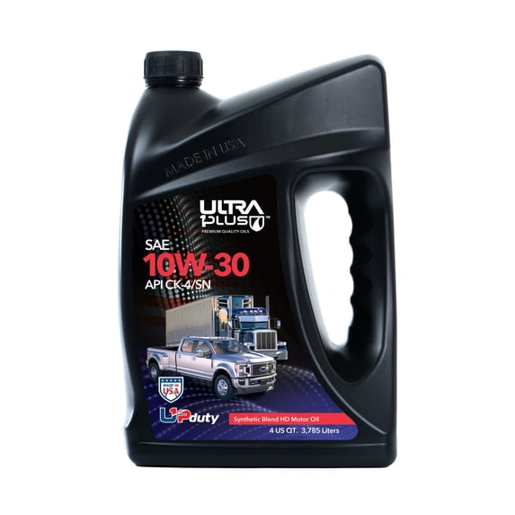 Ultra1Plus SAE 10W-30 Synthetic Blend Heavy-Duty Motor Oil, API CK-4/SN