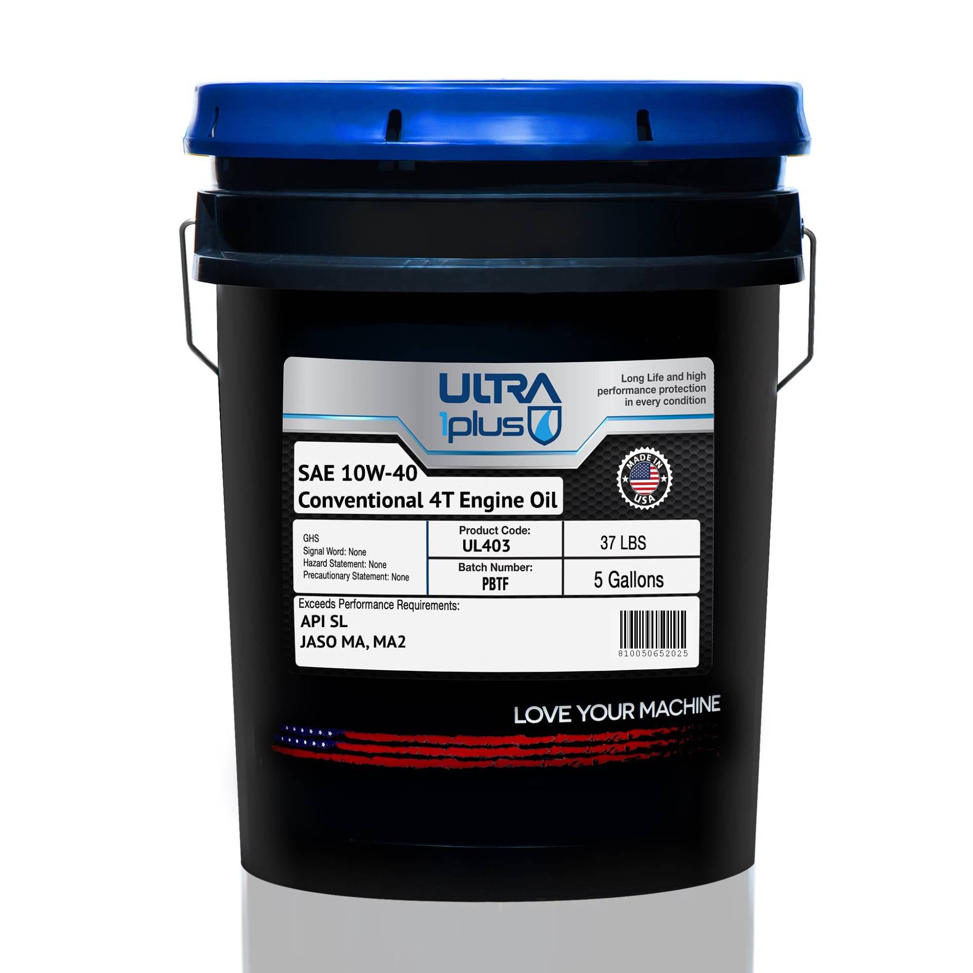Ultra1Plus™ SAE 10W-40 4T Engine Oil API SL Jaso MA MA2