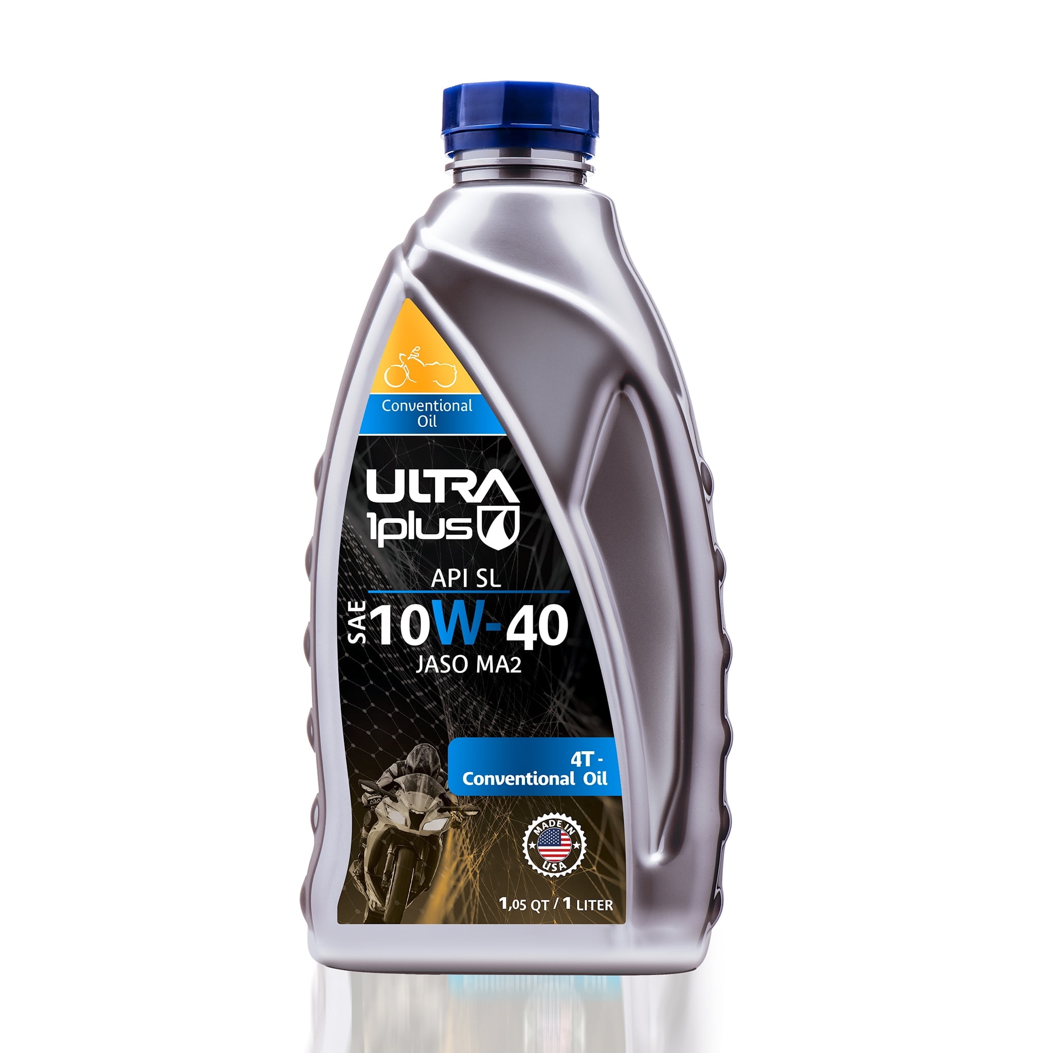Ultra1Plus SAE 10W-40 Conventional 4T Engine Oil, API SL, Jaso MA2