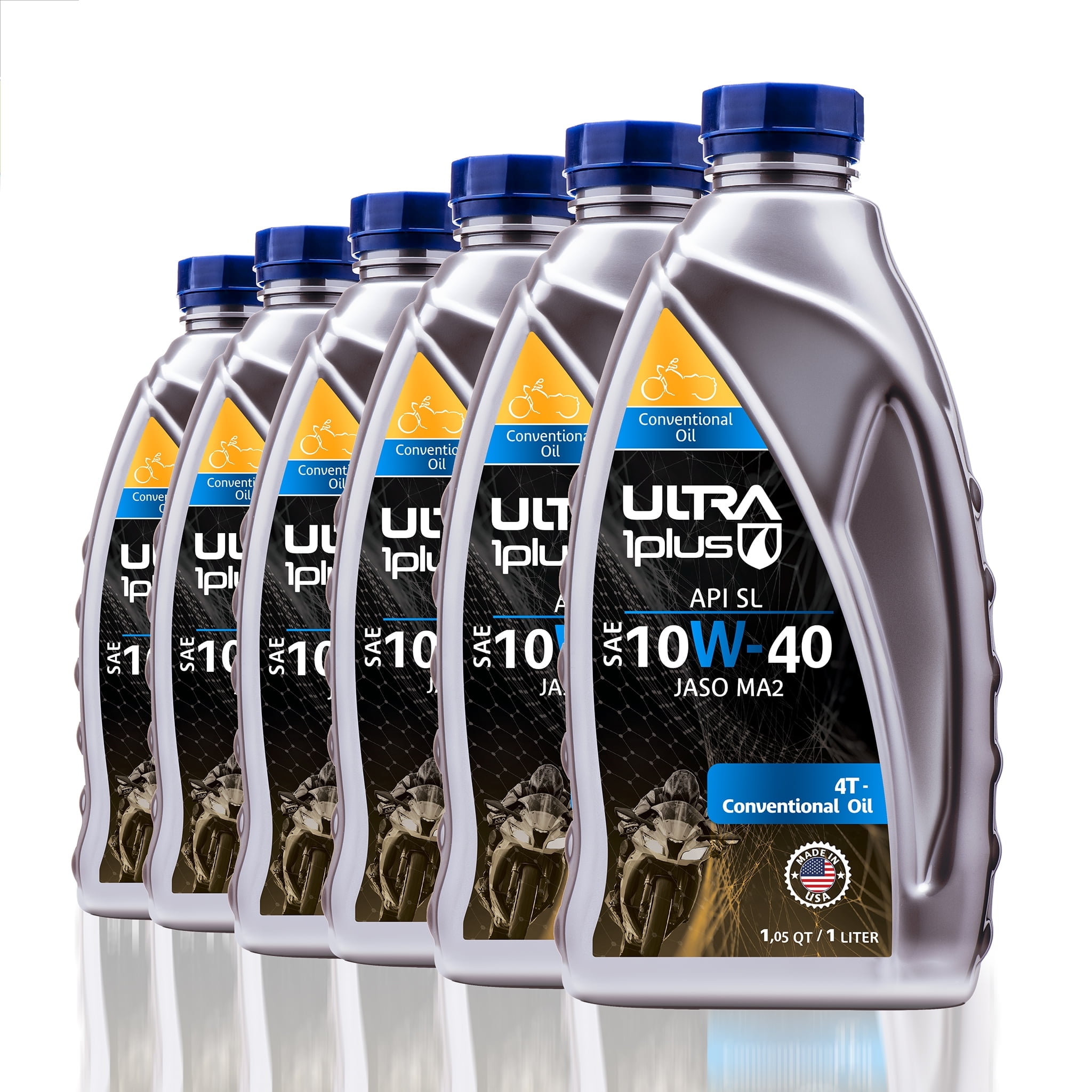 Ultra1Plus™ SAE 10W-40 Conventional 4T Engine Oil, API SL, Jaso