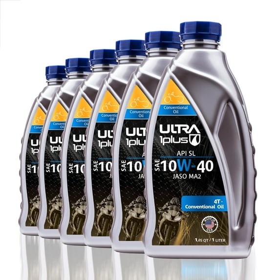 Ultra1Plus™ SAE 10W-40 Conventional 4T Engine Oil, API SL, Jaso MA2