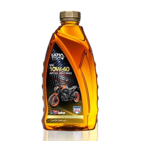 Ultra1Plus SAE 10W-40 Full Synthetic 4T Engine Oil, API SN, Jaso MA2 | Quart