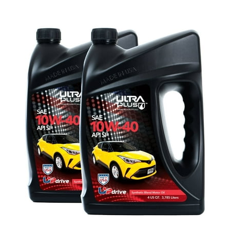 Ultra1Plus SAE 10W-40 Synthetic Blend Motor Oil, API SN | Gallon (4 QT)