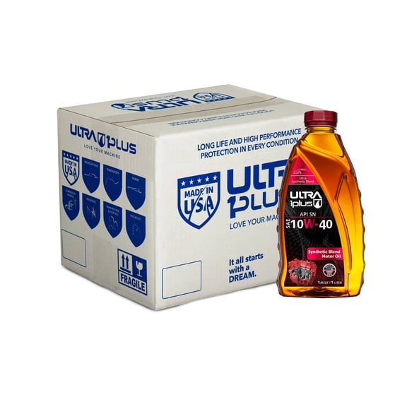 Ultra1Plus SAE 10W-40 Synthetic Blend Motor Oil API SN Plus ILSAC GF-5