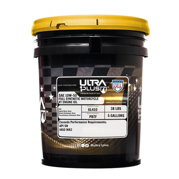 Ultra1Plus SAE 10W-50 Full Synthetic 4T Engine Oil SN, Jaso MA2